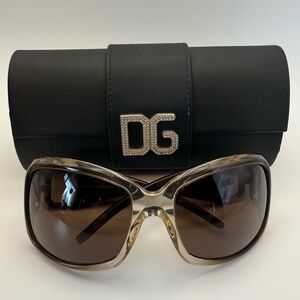 Dolce & Gabbana DG 4005 502/73 Butterfly Sunglasses w/ Case